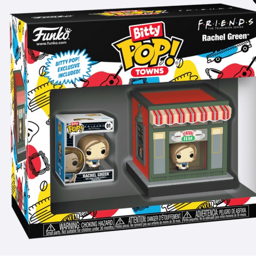 Funko Bitty Pop! Towns Rachel Green Central Perk Mini Figure & Shop